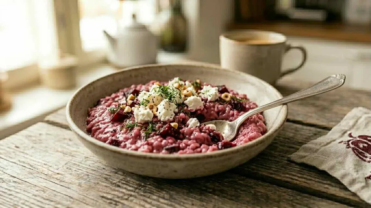 Paahdettu punajuuririsotto