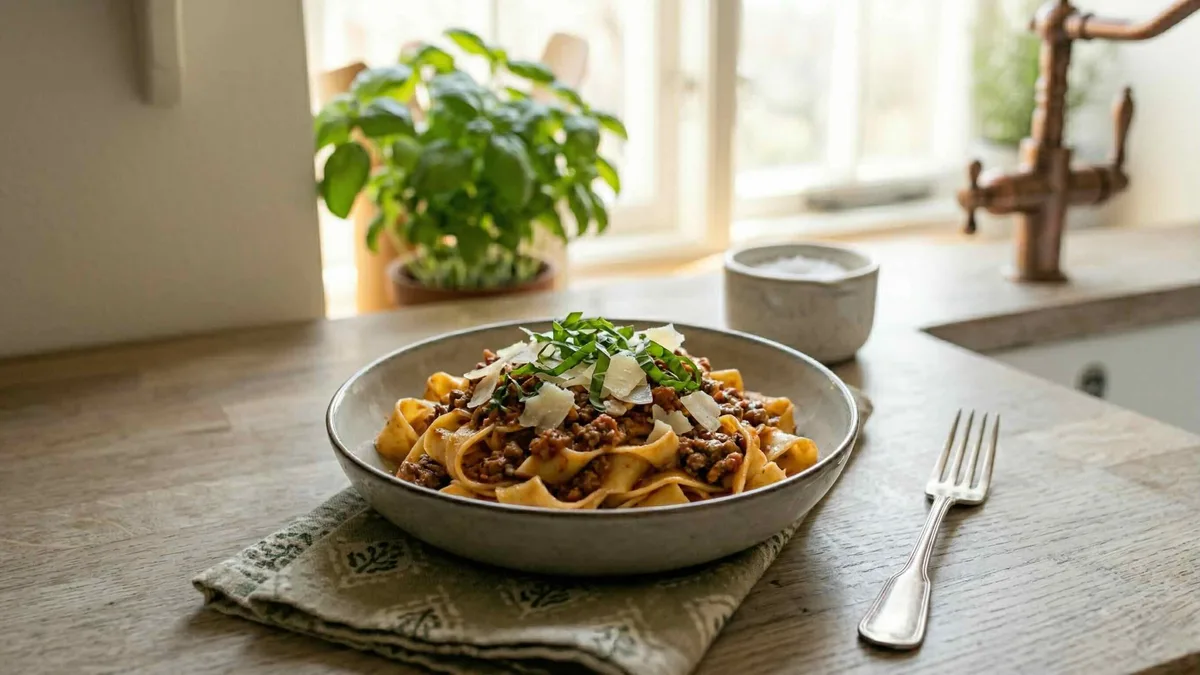 Pasta bolognese – aito ja helppo arkiruoka italialaiseen tapaan