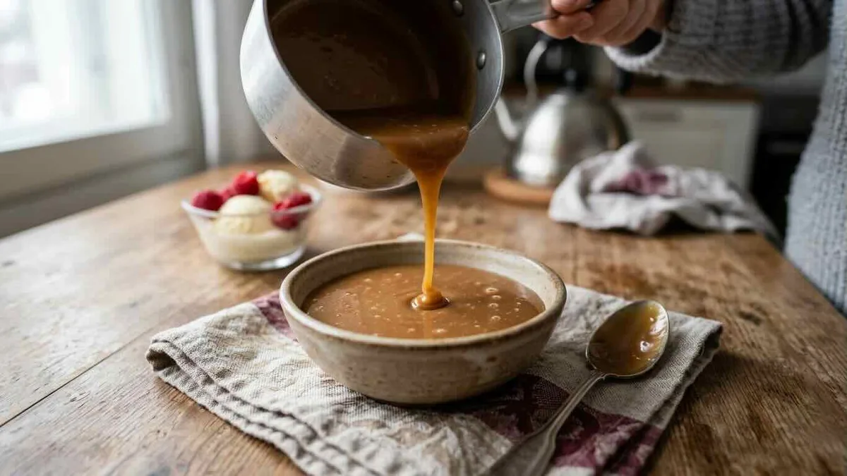 Helppo kinuskikastike – onnistuu ilman lämpömittaria