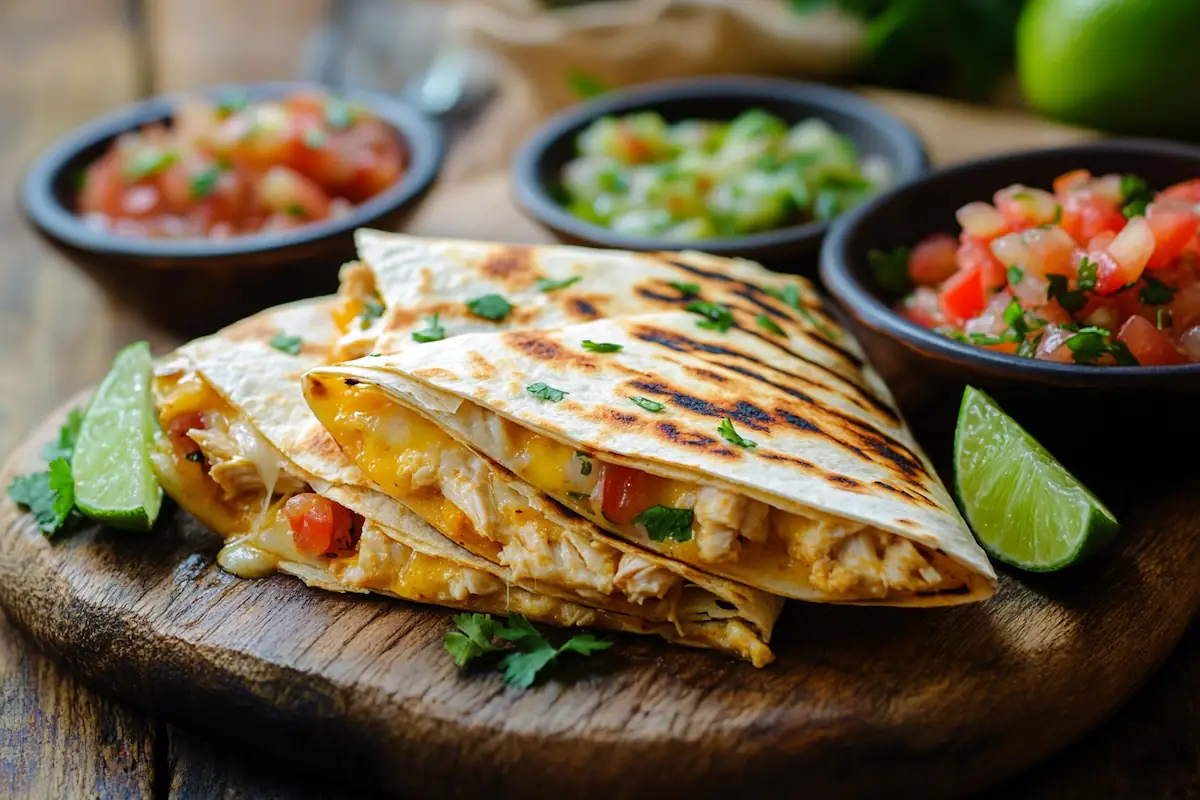 Kanaquesadillat – nopea ja rapea texmex-arkiruoka