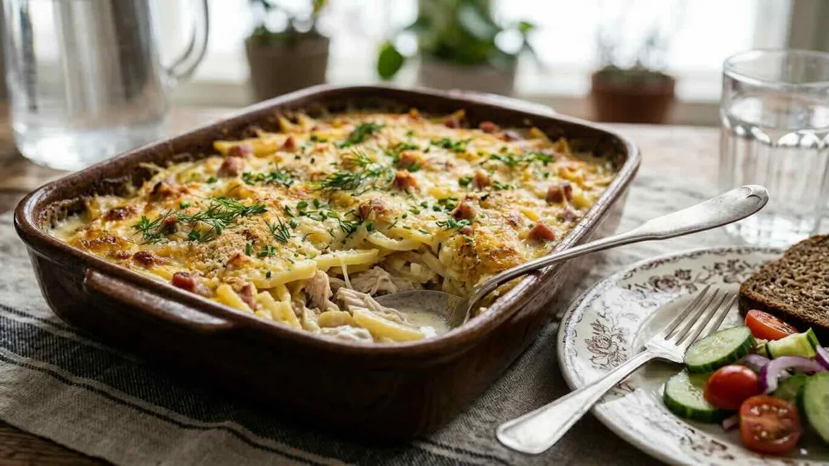 Broilerikiusaus – kermainen uuniruoka arkeen