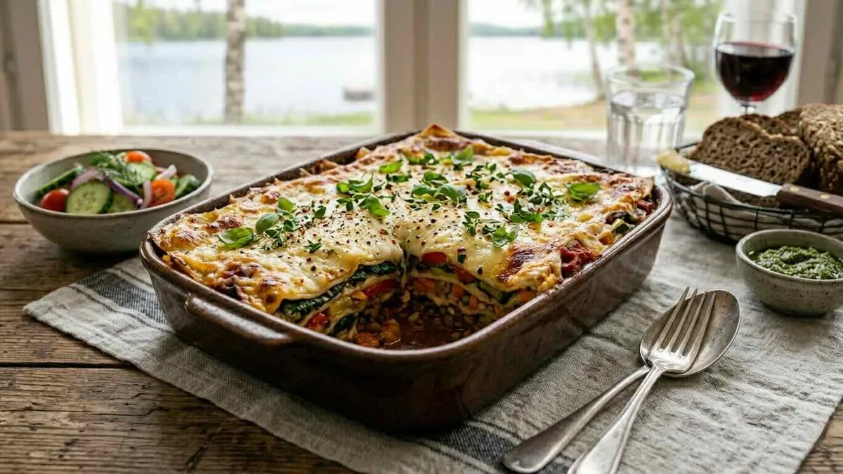 Kasvislasagne