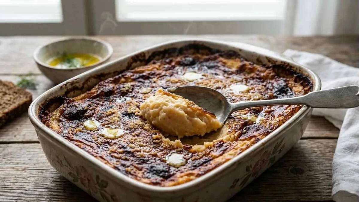 Imelletty perunalaatikko