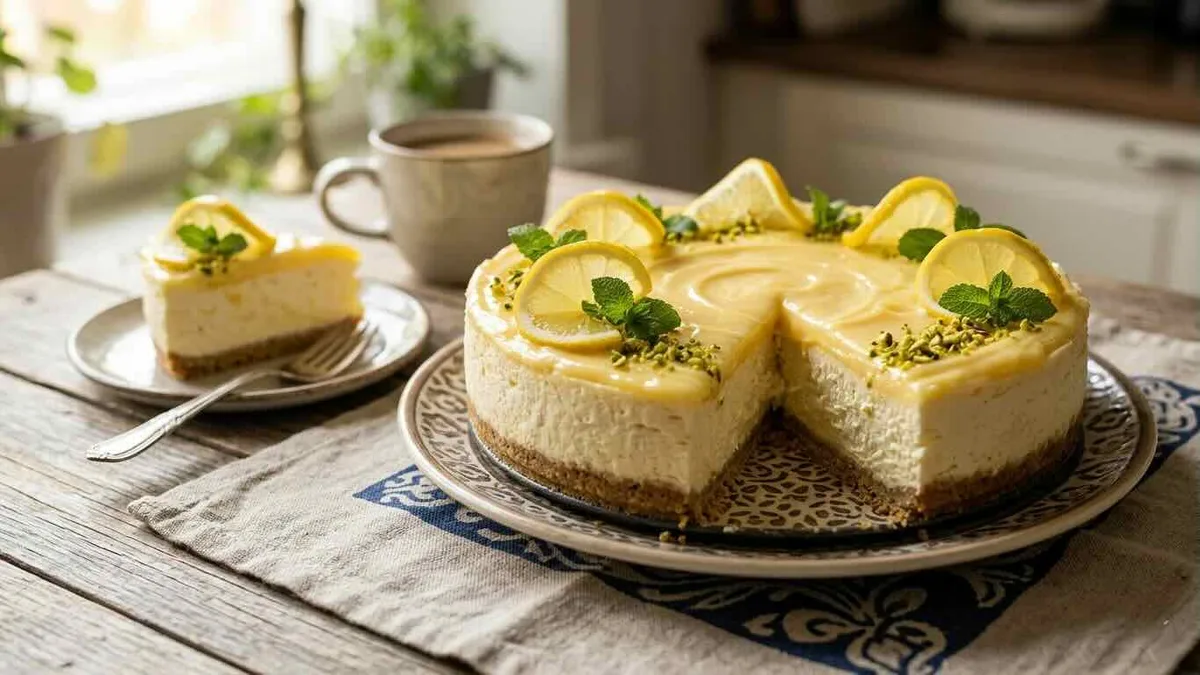 Sitruunajuustokakku ilman liivatetta – helppo ja raikas