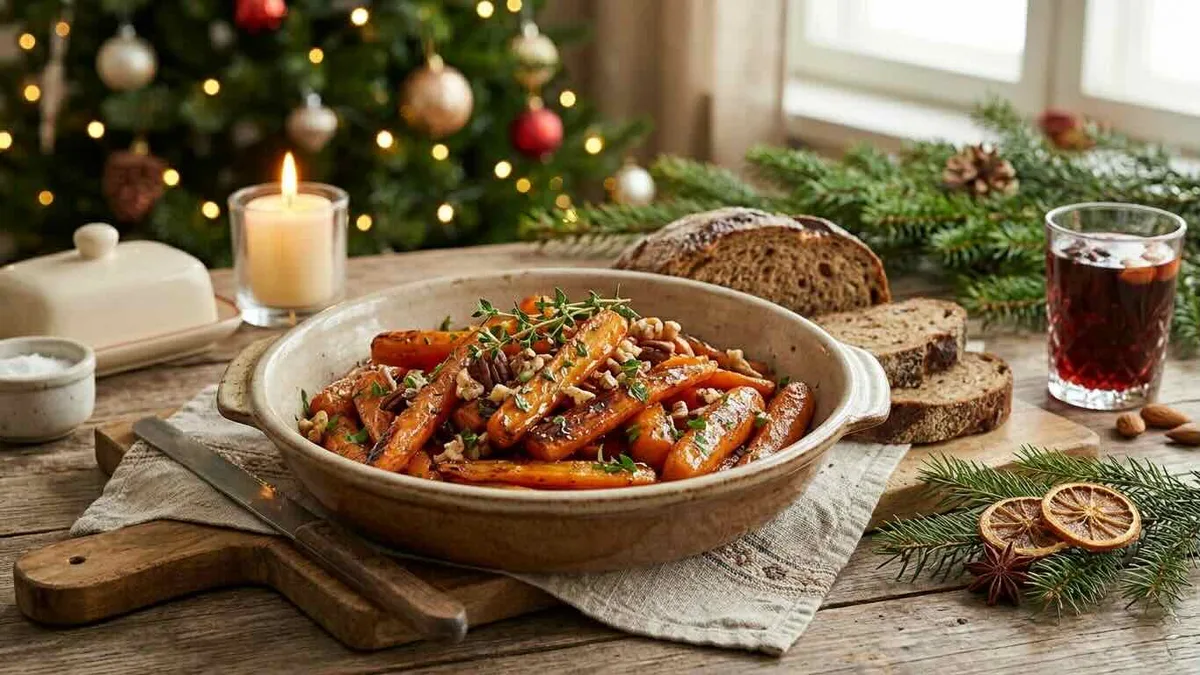 Uuniporkkanat hunajalla